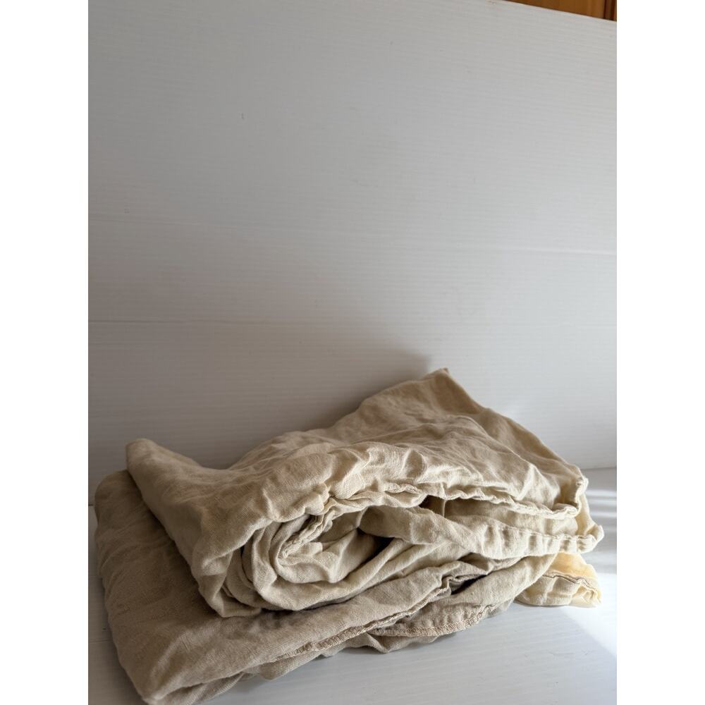 Parachute 100% Linen Standard Pillow Sham Pillowcase 20x26 Beige 2